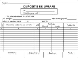  Dispozitie de livrare, A5, 100 file, fata-verso, 3 bucati/set (TI12927) - birotica-asp