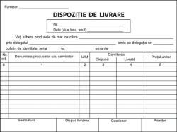 Dispozitie de livrare, A5, 100 file, fata-verso, 3 bucati/set (TI12927)