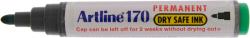 ARTLINE Permanent marker ARTLINE 170 - Dry safe ink, corp plastic, varf rotund 2.0mm - verde (EK-170-GR) - birotica-asp