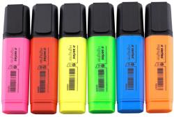 A-Series Textmarker A-series, varf 1-5 mm, 6 culori/set (AY00952)