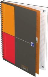 OXFORD Caiet cu spirala B5, OXFORD Int. Notebook, 80 file-80g/mp, Scribzee, coperta carton rigid - mate (OX-400080784)