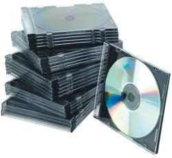 Q-CONNECT Carcasa slim pentru CD/DVD, 25 buc/set, Q-Connect (KF02210)