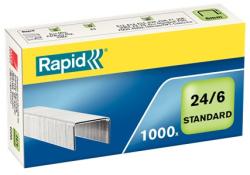 RAPID Capse Rapid Standard, 24/6, 2-20 coli, 1000 buc/cutie (RA-24855600)