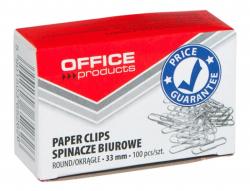 Office Products Agrafe metalice 33mm, 100/cutie, Office Products (OF-18083315-19) Agrafa