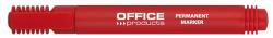 Office Products Permanent marker, varf rotund, corp plastic, Office Products - rosu (OF-17071211-04) - birotica-asp