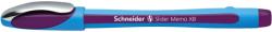 Schneider Pix SCHNEIDER Slider Memo XB, rubber grip, accesorii metalice - scriere violet (S-150208) - birotica-asp