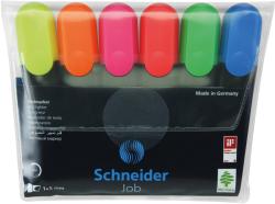 Schneider Textmarker SCHNEIDER Job, varf lat, 6 culori/set (S-115096)