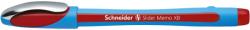 Schneider Pix SCHNEIDER Slider Memo XB, rubber grip, accesorii metalice - scriere rosie (S-150202)