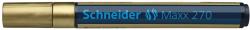 Schneider Marker cu vopsea SCHNEIDER Maxx 270, varf rotund 1-3mm - auriu (S-127053) - birotica-asp