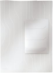 Leitz Mapa LEITZ CombiFile, cu eticheta si separatoare, PP, A4, 200 mic, 40 coli, pre-perforata, 3 buc/set, transparent (SL20521)