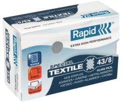 RAPID Capse RAPID 43/8G textile, 10.000 buc/cutie - pentru capsator RAPID Classic K1 Textile (SL248722)