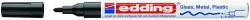 edding Marker permanent Edding 751 cu vopsea, corp metalic, varf rotund, 1-2 mm, negru (ED751001)