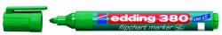 edding Marker Edding 380 pentru flipchart, varf rotund, 1.5-3mm, verde (ED380004)