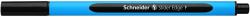 Schneider Pix SCHNEIDER Slider Edge F, rubber grip, varf fin - scriere neagra (S-152001)