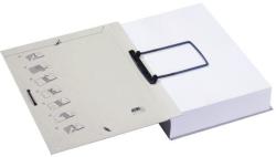 JALEMA Dosar extensibil din carton, cu elastic si alonja arhivare de mare capacitate, 5 buc/set, JALEMA - gri (J-6090007) - birotica-asp