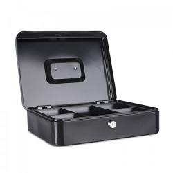 DONAU Caseta (cutie) metalica pentru bani, 300 x 240 x 90 mm, DONAU - negru (DN-5234001PL-01)