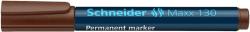 Schneider Permanent marker SCHNEIDER Maxx 130, varf rotund 1-3mm - maro (S-113007) - birotica-asp
