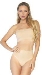Leg Avenue Seamless Bandeau Top Brief NK003 Nude S/M