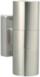 Nordlux Tin kültéri fali lámpa, szálcsiszolt, GU10, max. 2X35W, 21279134 (21279134)