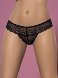 Obsessive Черни дамски прашки Miamor EH-21009-CZARNY - Черен, размер L/XL