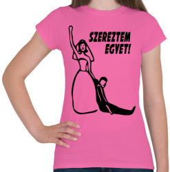 printfashion Szereztem egyet! Leánybúcsú. - Női póló - Rózsaszín (2590241)
