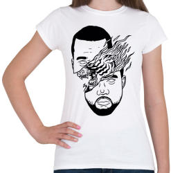 printfashion Kanye West - Női póló - Fehér (2590618)