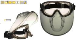 Lux Optical® Stormlux, gumipántos, páramentes védőszemüveg arcvédővel (60650)