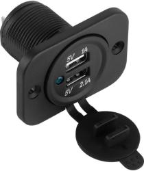 Peiying Mufa montaj bricheta auto incarcare 2x USB 3.1A(2A+1A) Peiying (PY-CHR0001) - sogest