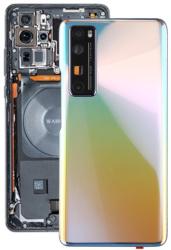 tel-szalk-023801 Huawei Nova 7 ezüst akkufedél, hátlap, hátlapi kamera lencse (tel-szalk-023801)