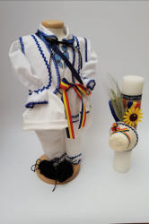 Magazin Traditional Set Traditional Botez - Costumas baiat Lumanare baiat 3
