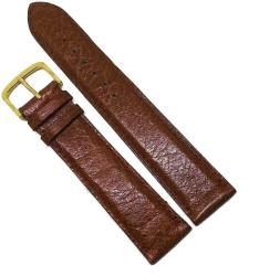  Curea Ceas Time Veranda - Piele Naturală, Neagra cu Cusătură Albastra (WZ3915)