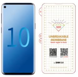 Folie Protectie din Silicon Unbreakable Membrane full screen Samsung S10 Plus Transparent