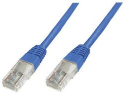 ASSMANN RJ45 Hálózat csatlakozókábel CAT 5e U/UTP 1x RJ45 dugó - 1x RJ45 dugó 0.50 m Kék UL minősített