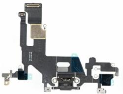 Apple iPhone 11, Átvezető szalagkábel (Flex), Töltőcsatlakozó, fekete