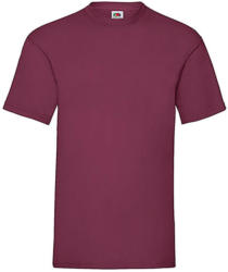 Fruit of the Loom Csomag akciós póló (minimum 3 db) Férfi póló Rövid ujjú Fruit of the Loom Valueweight Tee - M , Burgundi vörös