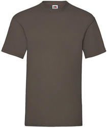 Fruit of the Loom Csomag akciós póló (minimum 3 db) Férfi póló Rövid ujjú Fruit of the Loom Valueweight Tee - M , Csokoládébarna