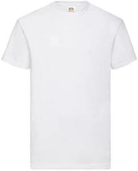 Fruit of the Loom Csomag akciós póló (minimum 3 db) Férfi póló Rövid ujjú Fruit of the Loom Valueweight Tee - XL , Fehér