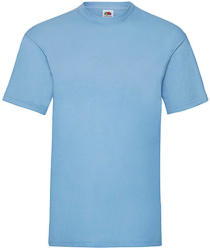 Fruit of the Loom Csomag akciós póló (minimum 3 db) Férfi póló Rövid ujjú Fruit of the Loom Valueweight Tee - M , Ég kék