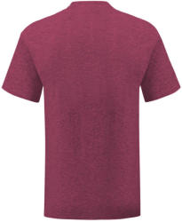 Fruit of the Loom Csomag akciós póló (minimum 3 db) Férfi rövid ujjú póló Fruit of the Loom Iconic 150 T -2XL, Heather Burgundi vörös