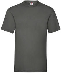 Fruit of the Loom Csomag akciós póló (minimum 3 db) Férfi póló Rövid ujjú Fruit of the Loom Valueweight Tee - S , Világos grafitszürke