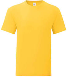 Fruit of the Loom Csomag akciós póló (minimum 3 db) Férfi rövid ujjú póló Fruit of the Loom Iconic 150 T -3XL, Napraforgó sárga
