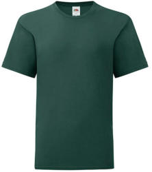 Fruit of the Loom Csomag akciós póló (minimum 3 db) Gyerek rövid ujjú póló Fruit of the Loom Kids' Iconic 150 T -128 (7-8), Erdő zöld