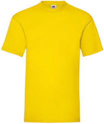 Fruit of the Loom Csomag akciós póló (minimum 3 db) Férfi póló Rövid ujjú Fruit of the Loom Valueweight Tee - XL , Sárga
