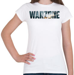 printfashion Warzone Logo - Női póló - Fehér (2604370)