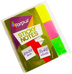 Forpus Notite tip index Forpus 42029 20x50mm 120 file 3 culori (NOTINFO42029)