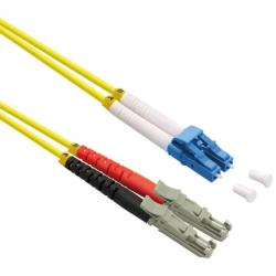 Roline Cablu fibra optica duplex LSH APC - LC UPC, LSOH, Galben 0.5m, Roline 21.15. 9510 (21.15.9510-10)