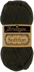 Scheepjes Softfun 2628 Charcoal - barnás-szürke fonal