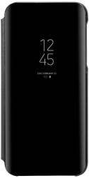 Husa pentru Samsung Galaxy A41 , Clear View Flip Mirror Stand, Negru