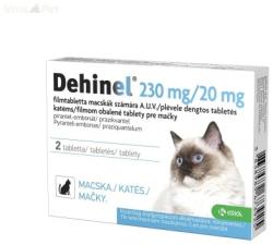 Dehinel 230 mg/ 20 mg féreghajtó filmtabletta macskák számára 2x