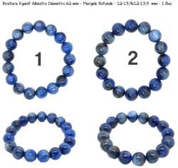  Bratara Kyanit Albastru Diametru 62 mm - Margele Rotunde -12-13 x 12-13 mm